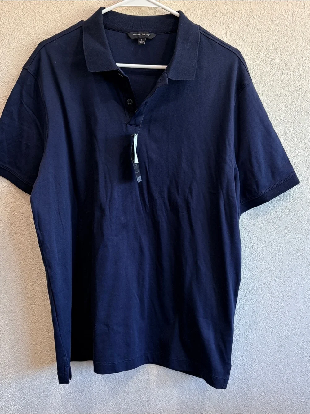 Banana Republic Men's Dark Navy Polo